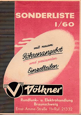 V&ouml;lkner Sonderliste I/60