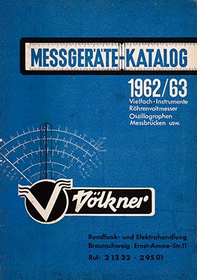 V&ouml;lkner Messger&auml;te-Katalog 1962/63