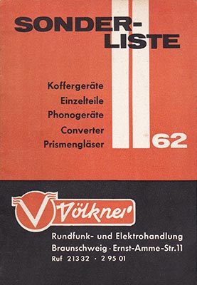 V&ouml;lkner Sonderliste II/62
