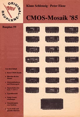 Original-Bauplan 59 - CMOS-Mosaik &rsquo;85 (1. Auflage)