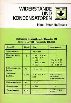 Widerst&auml;nde und Kondensatoren (1. Auflage)