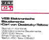 VEB Elektronische Bauelemente Teltow (EBT)