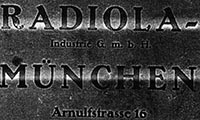 Radiola M�nchen 1925