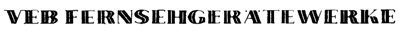 VEB Fernsehger&auml;tewerke Sta&szlig;furt